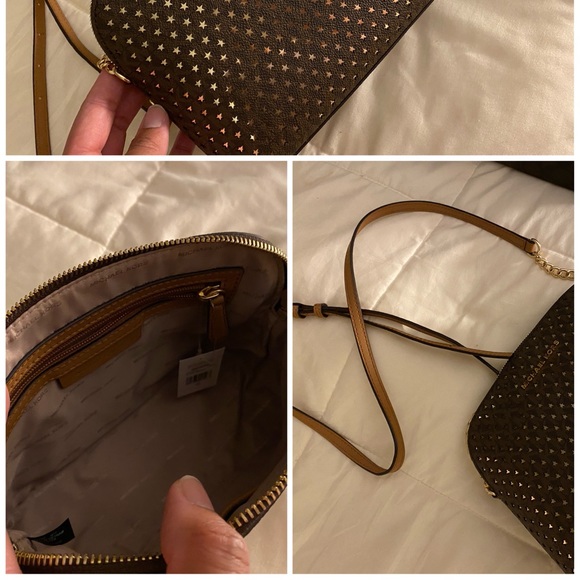Authentic Michael Kors LG Dome Crossbody - Picture 2 of 2